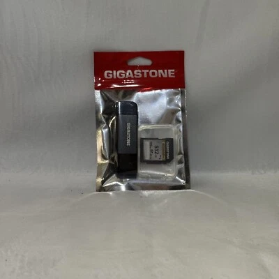 Gigastone 512GB SD Card For 4K with USB Typc C Card Reader A1 V30 U3 SDXC - Image 1 of 2