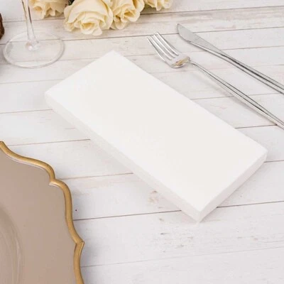 20 Rectangular 17x12 in Disposable Airlaid Paper Dinner Table NAPKINS Events - Image 1 of 2