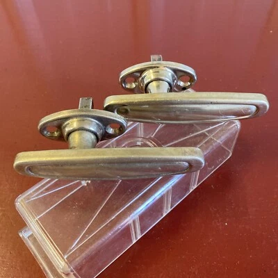 PAR DE MANIJAS DE PUERTA DE LATÓN STUDEBAKER JORDAN HUDSON ESSEX AÑOS 20 1930 Foto 1 de 4