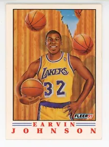 1991 Fleer #6 Earvin Johnson Pro-Visions EX - Foto 1 di 2
