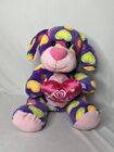 Walmart Purple Puppy Dog With Heart XOXO 14” Valentines Plush Stuffed Animals