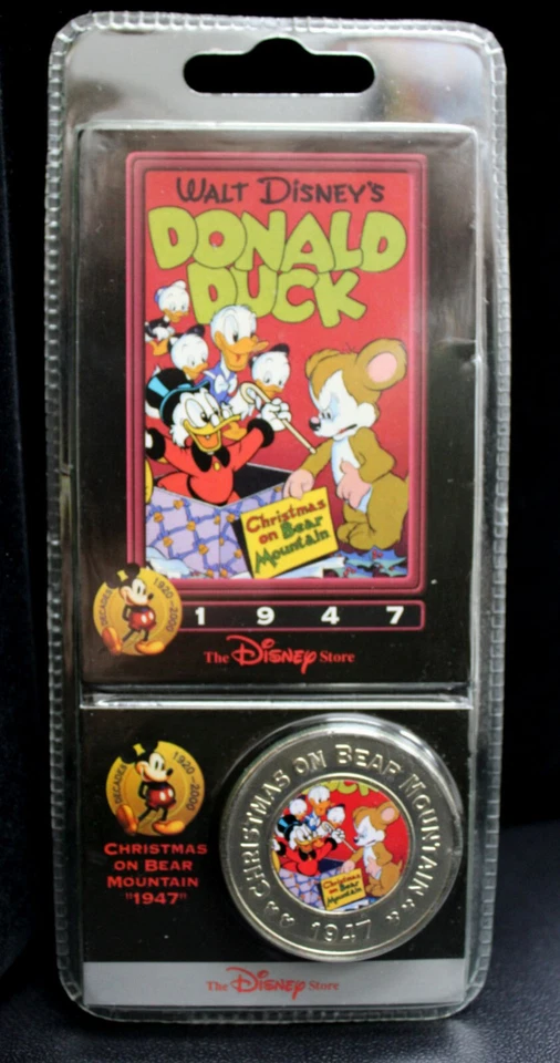 Disney Decades Donald Duck Christmas on Bear Mountain 1947 Collectible Coin