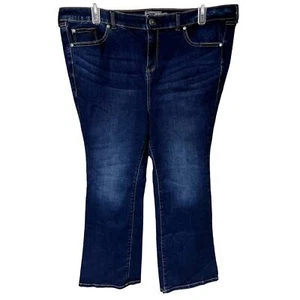 Pantalones de mezclilla Torrid para mujer 20W cortos de lujo ajustados bota de bebé tiro medio corte bootcut 20WS 20WP - Imagen 1 de 12