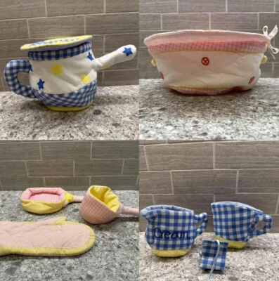 Platos de tela/tela Pottery Barn Kids para ollas y sartenes suaves y juego de té Foto 1 de 4
