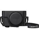 SONY Camera Jacket Leather Case for RX100 Series Black LCJ-RXK BC NEW from Japan