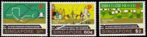 Singapore 2003 Mass Rapid Transit System - North East Line Complete 3v Mnh - Picture 1 of 2