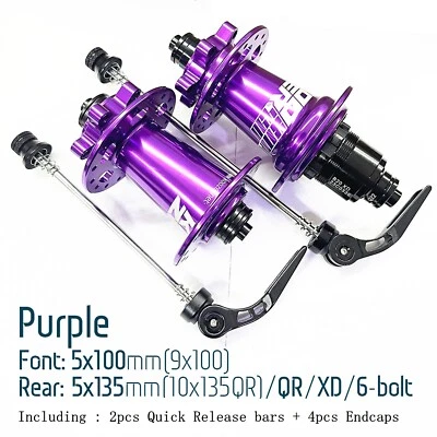 Juego de bujes MTB XM490 PRO liberación rápida XD aptos para Shimano 11-12S, 5x100 mm + 5x135 mm Foto 1 de 4