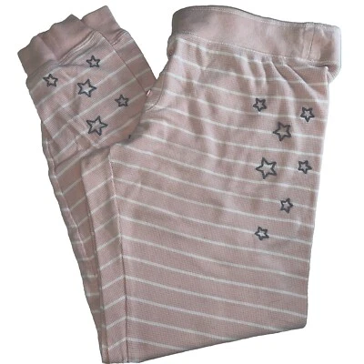 Pantalones de salón para mujer PJ Salvage ropa de dormir rosa blanco rayas estrellas Foto 1 de 2