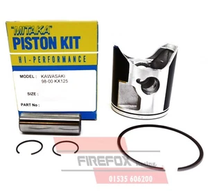 Kawasaki KX125 1998-2000 54mm Bore Mitaka Racing Piston Kit 53.96mm (C) - Picture 1 of 3