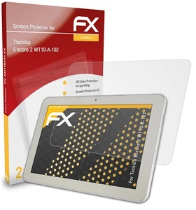 2x Lámina Protectora de Pantalla mate y antigolpes Toshiba Encore 2 WT10-A-102 - Imagen 1 de 9