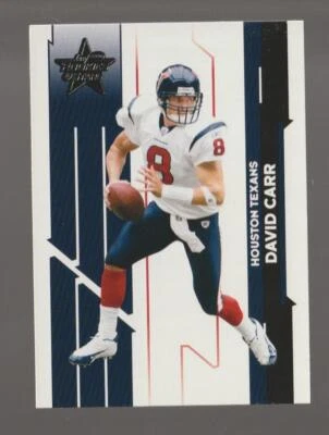 Leaf Rookies & Stars 2006 David Carr Houston Texans #44 excelente Foto 1 de 2