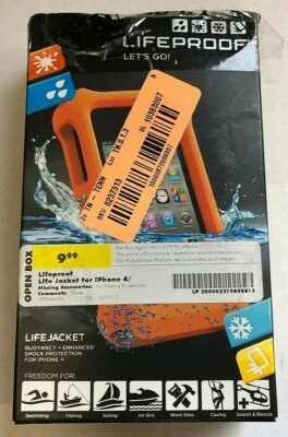 NUEVO LifeProof 1037 LifeJacket Funda Antigolpes para Apple iPhone 4/4S Naranja Foto 1 de 2