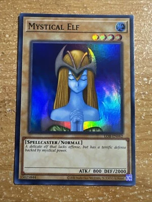 🔥 YuGiOh Elfo Místico LOB-EN062 LEYENDA DE OJOS AZULES CONJUNTO SUPER RARO CASI COMO NUEVO Foto 1 de 4
