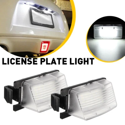 2x LED Plate License Light Lamp 6000K Fit Infiniti G25 G37 G35 Q60 2003-2013 Foto 1 de 4