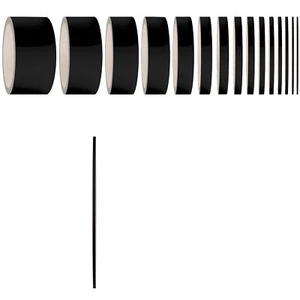 Zierstreifen Matt Schwarz 4mm Auto Klebezierleisten Cardesign Styling Stripes - Bild 1 von 6