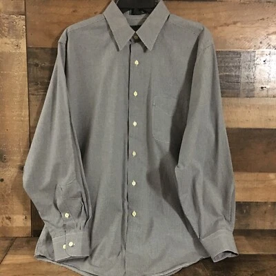 Camisa Harve Bernard Oxford Hombre 16/33 Bernard Holzman Preppy Oficina Academia Foto 1 de 4