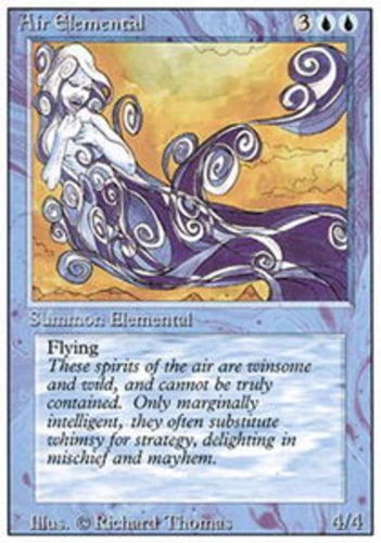 Air Elemental ~ Heavily Played 3rd Edition Revised MTG Magic UltimateMTG Blue Ca - Image 1 of 1