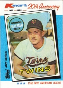 Harmon Killebrew Topps #15 of 44 Kmart 20th Anniversary 1982 Baseball Card - Picture 1 of 1