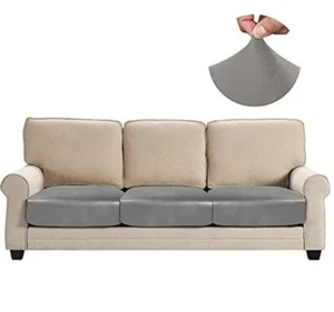 Waterproof Leather Couch Cushion Covers Individual Stretch Sofa Seat - Picture 1 of 7