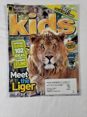 National Geographic Kids Issue 400 May 2006 Liger, Over the Hedge, Summer Fun - Image 1 of 4