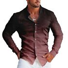 Button Up Men's Baroque Fashion Casual Party Long Sleeve Classic Shirt