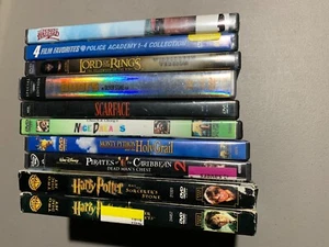 LOT OF 10 VINTAGE 90'S - 2000'S DVD MOVIES - HARRY POTTER, PIRATES & MORE! - Picture 1 of 2