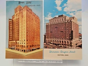 Vintage Postcard Manger Hotel Cleveland Ohio Sheraton Dayton Hotel (A5) - Picture 1 of 12
