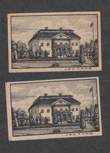 Casa Hotel Old Matchbox etiqueta Suecia BV6 - Imagen 1 de 1