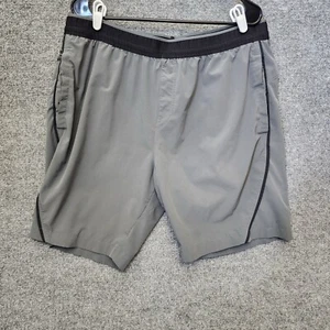 Under Armour Fitted Activewear Shorts Men’s Size XL Gray Elastic Waistband - Picture 1 of 10