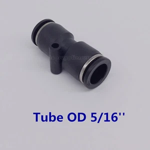 5pcs Pneumatic Straight Union Tube OD 5/16" Air Push In To Connect Fitting - Picture 1 of 1