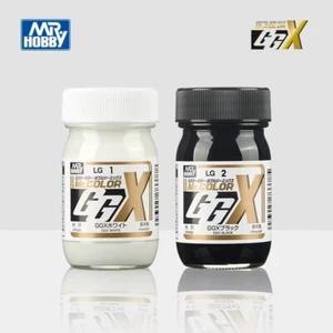 Pintura al óleo blanca/negra Mr. COLOR GGX Mr. COLOR GGX para colorear modelo LG1/LG2 - Imagen 1 de 7