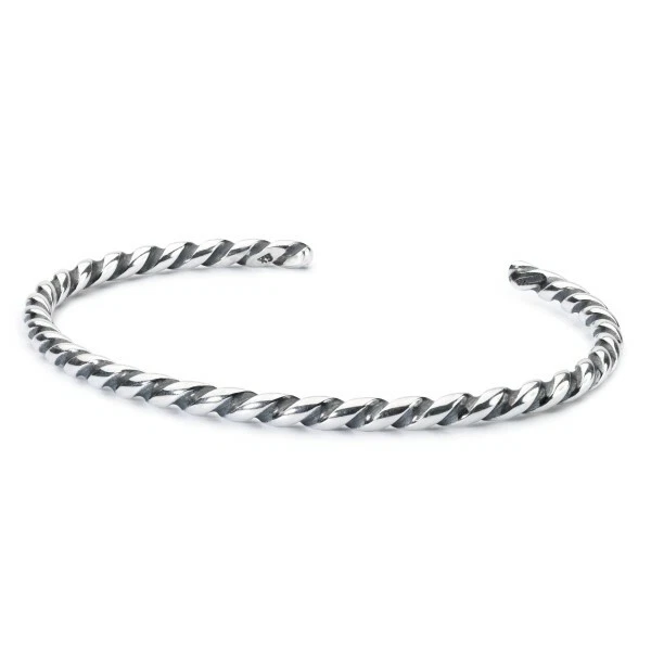 MODA Trollbeads Bangle a Spirale in Argento XXS - TAGBA-00006 - Immagine 1 di 1