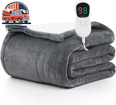 Cobija Manta Colcha Electrica Caliente Para El Frio 10Niveles De Calor Ajustable - Изображение 1 из 4