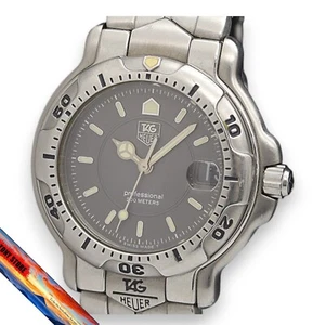 TAG Heuer WH1212 Gray Professional Quartz Men's Analog Watch Wristwatch Japan - Picture 1 of 3