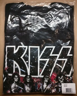 Рубашка группы KISS Destroyer End of the Road Tour Skull Face лицензированная мужская S-XL - Изображение 1 из 4
