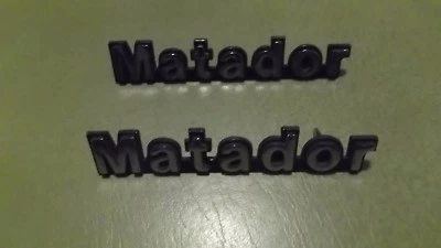 1971 1972 1973 1974 1975 1976 1977 1978 amc matador emblem 2 pcs  Foto 1 de 4