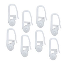 Easy-Glide Curtain Track Hooks for Bed Curtains - Pack of 100