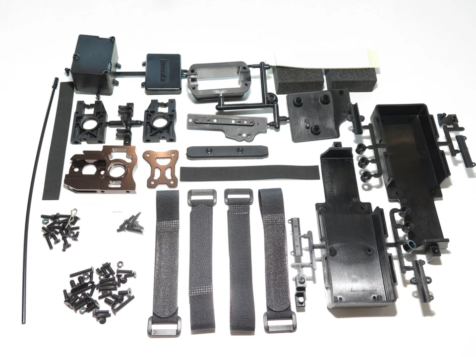 KYO34115 KYOSHO INFERNO MP10TE TRUGGY ELECTRIC CONVERSION PARTS WITH MOTOR MOUNT - Image 1 of 1