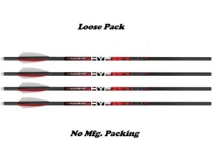 Killer Instinct HYPR 20-inch Carbon Crossbow Bolts (4-Pack Loose)Half-Moon Nocks - Picture 1 of 5