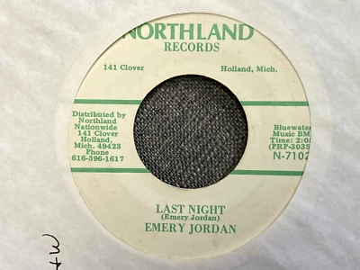 Emery Jordan When the Opry Comes To Town / Last Night 7" 45 Northland 1971 VG - Imagem 1 de 2