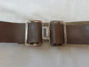 Vtg Soviet Military Belt Metal Fittings 1970s USSR Russian Army Protective Bra - Picture 1 of 7
