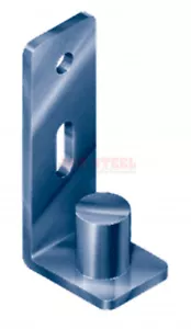 Long Plate Bolt On Gate Pivot Hinge Gudgeon 20nb Rural Fencing Galvanised - Picture 1 of 2