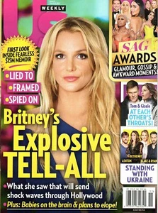 US WEEKLY Magazine March 14 2022 Britney Spears Tom Brady Ben Stiller SAG Awards - Picture 1 of 3
