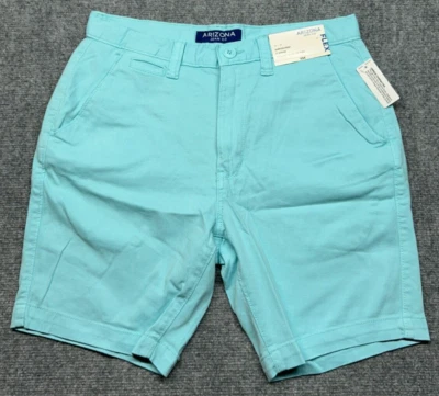 Pantalones Cortos Chinos Arizona Jean Co Para Hombres 31 Azul Ángel Flex Surfer Prep Elastizados Nuevos Foto 1 de 4