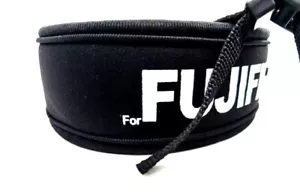 Tracolla imbottita per fotocamera reflex Fujfilm DSLR attrezzatura fotocamera nera Fuji - Foto 1 di 2