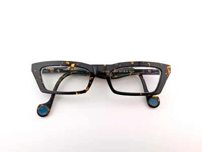 Anne et Valentin Eyeglasses, Frames Only, Factory 7 1029 Brown, Plastic, France - Image 1 of 4