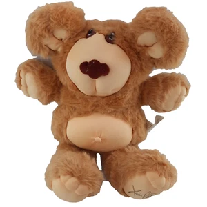 Xavier Roberts 1983 1984 Dudley Furskins Teddy Bear Plush 16" Cabbage Patch VTG - Picture 1 of 6