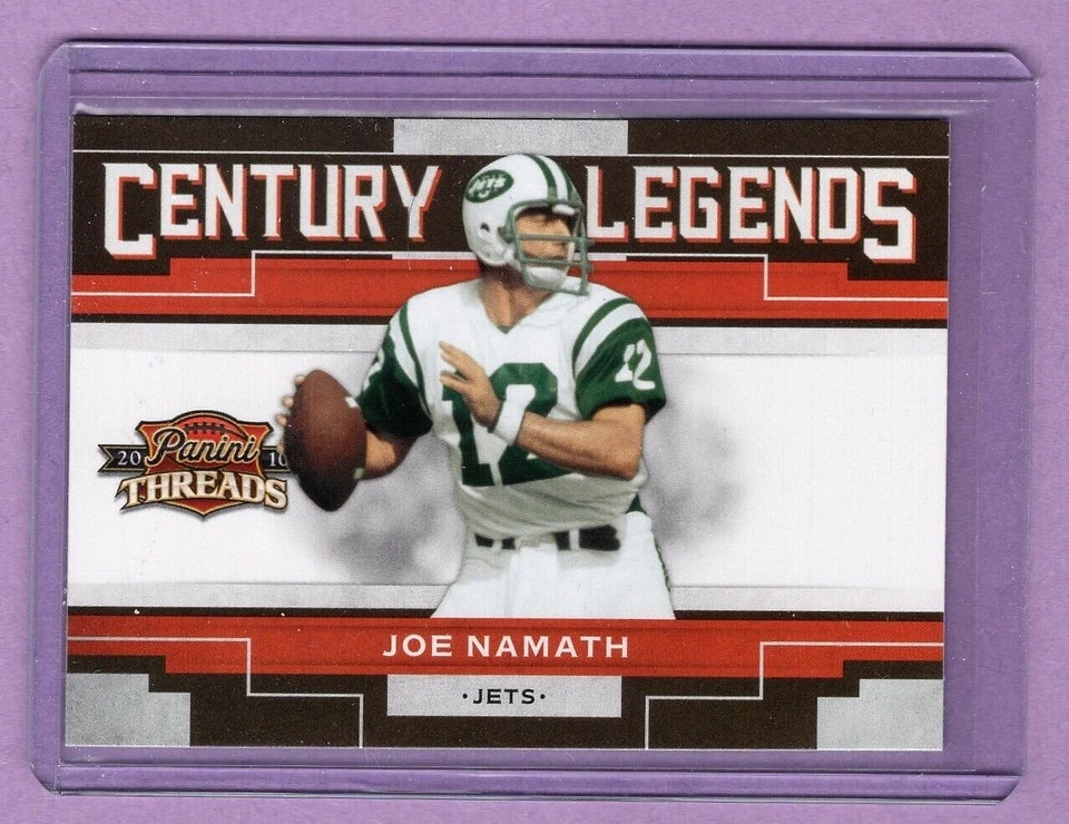 Joe Namath 2010 Panini Threads Century Legends - Jets *Free Shipping - Image 1 of 1