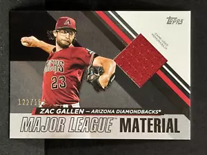 2024 Topps Series 2 Relic Materials #/199 Zac Gallen Diamondbacks - Picture 1 of 2