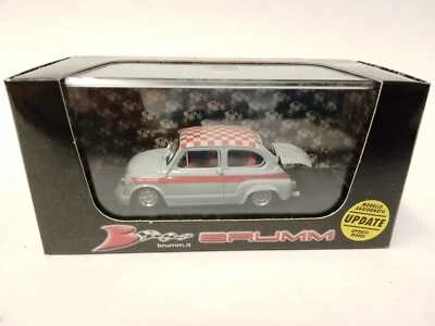 Brumm Fiat Abarth 1000 berlina corse ufficiale Abarth 1966 1/43 R351 - Immagine 1 di 2